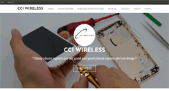 Desktop Screenshot of cci-wireless.com
